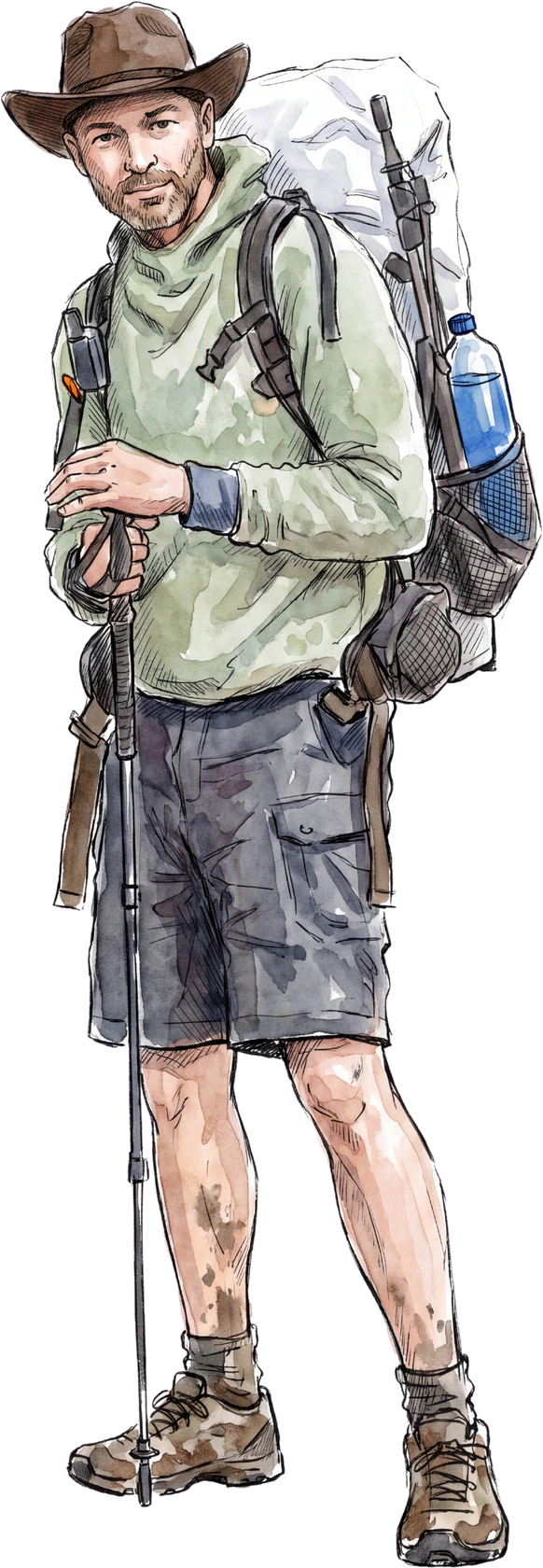 Caspar Milan's trail character